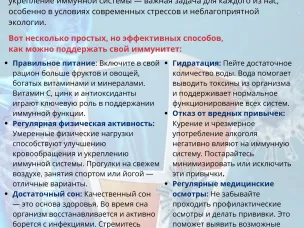 Неделя поддержания  и укрепления иммунитета (в честь Всемирного дня иммунитета 1 марта)